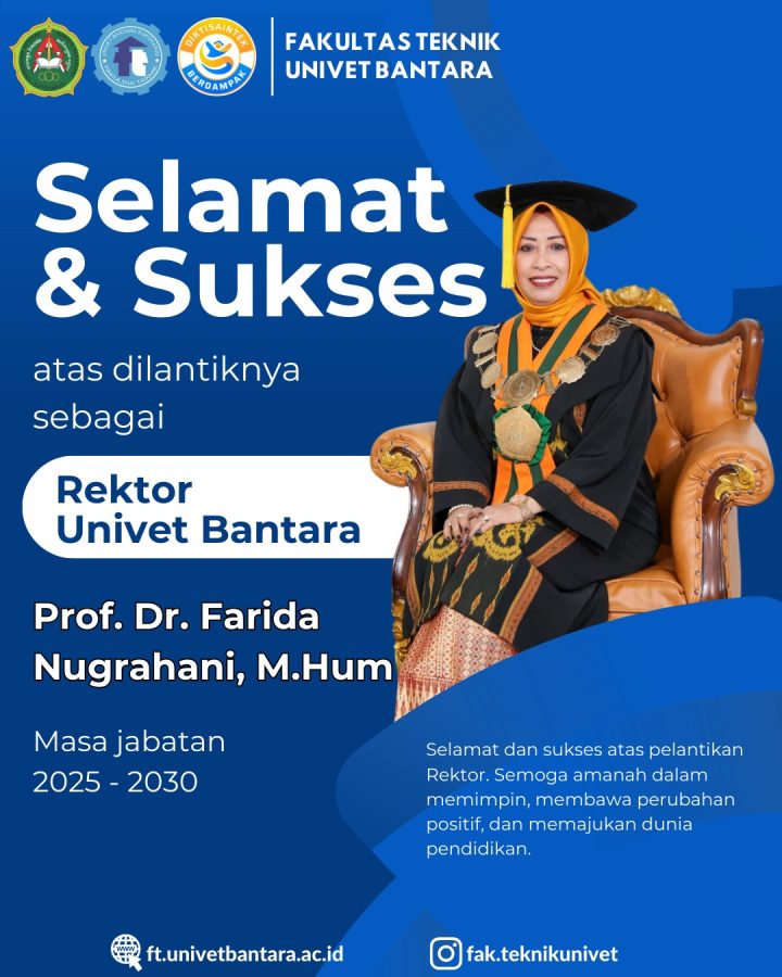 Pelantikan Rektor Universitas Veteran Bangun Nusantara Masa Jabatan 2025-2030
